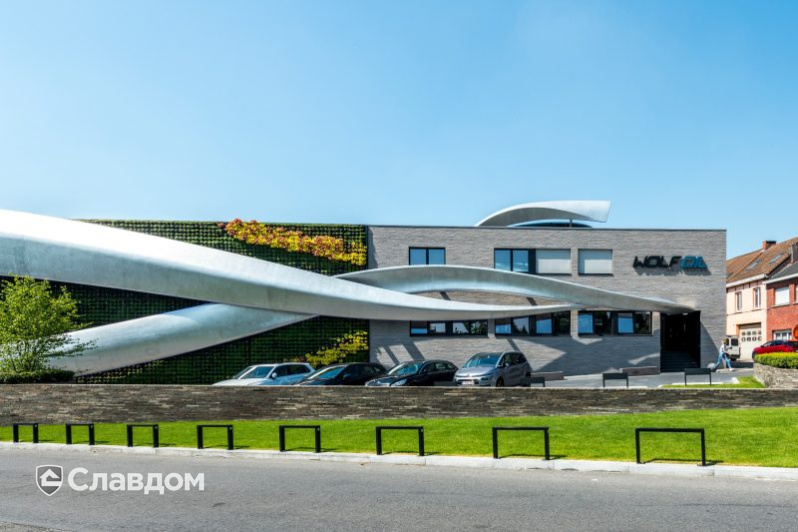 Офис в Хемиксеме с облицовкой кирпичом Terca Polaris Wasserstrich Spezial Grijs