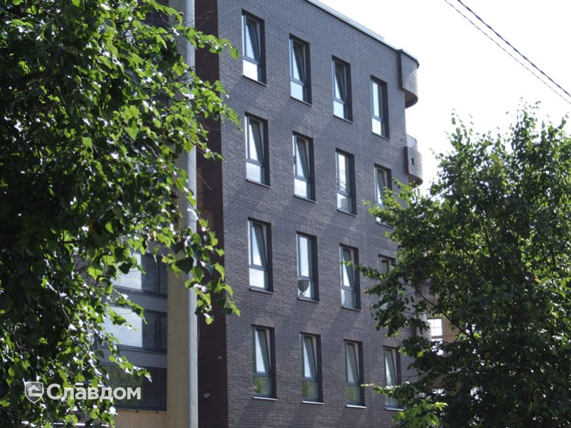 Жилой комплекс с облицовкой кирпичом Terca Terra гладкий