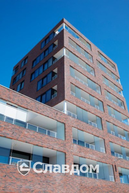 Жилой квартал с облицовкой миксом кирпича Terca Ombra и Tinto