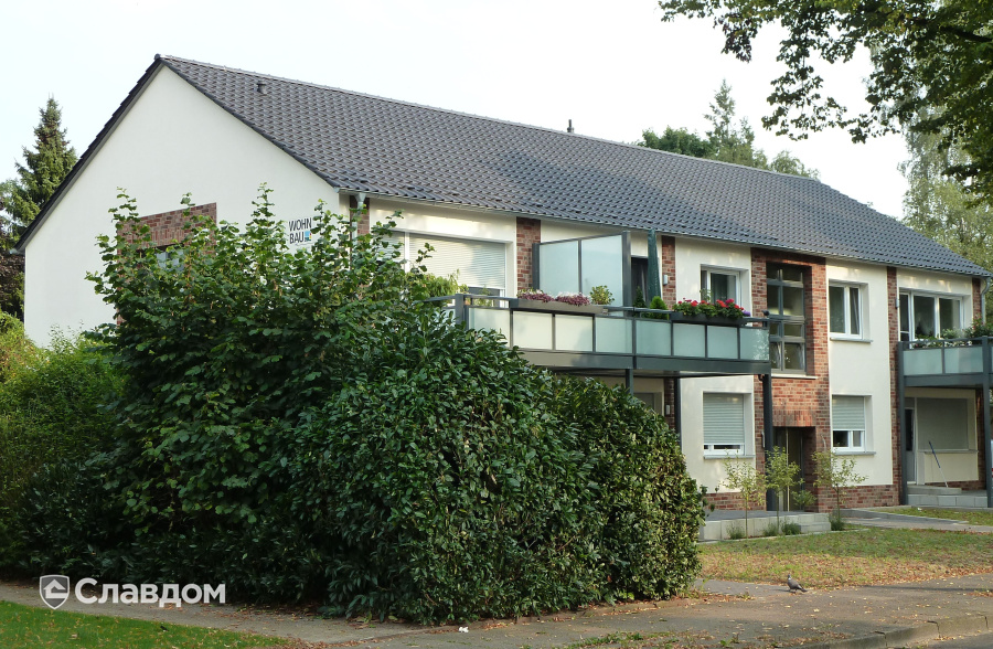 Жилой дом с облицовкой плиткой Westerwaelder Klinker MONTANA WK75 Gelderland