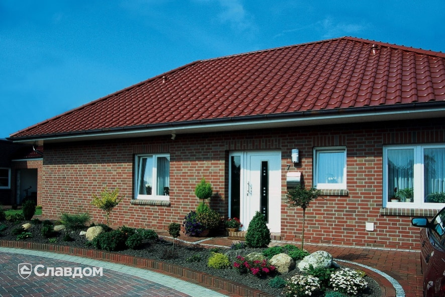 Жилой дом с облицовкой кирпичом Terca Scharmbeck Bunt