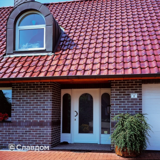 Частный дом с облицовкой кирпичом Terca KBB