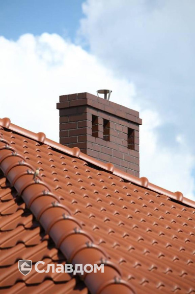 Частный дом с облицовкой кирпичом Terca Polonia Silesja