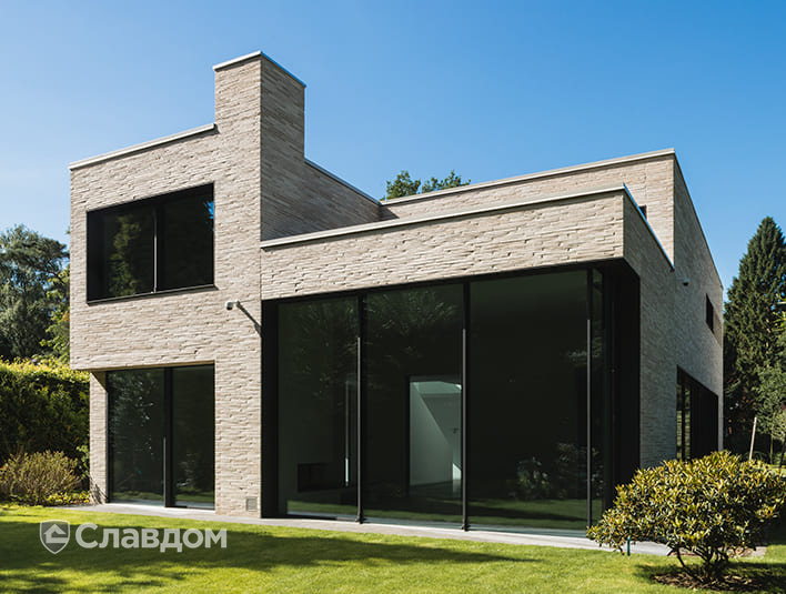 Частный дом в Германии с использованием кирпича Randers Tegl RT154 Ultima