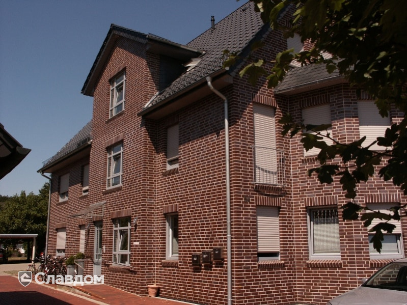 Таунхаус с облицовкой кирпичом Terca KBB-f