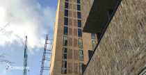 Общежитие на Kings Cross в Лондоне с облицовкой кирпичом ENGELS Mystique