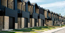 Коттеджный поселок "Город Гудвил" с применением НФС Ronson и фасадного изделия Шеффилд F430-10 
