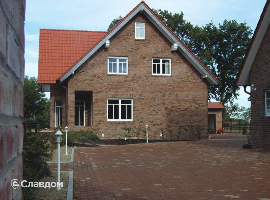 Коттеджный поселок с облицовкой кирпичом Terca Pastorale