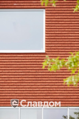 Школа в Кортрейке с облицовкой кирпичом Terca Marono Rood Extra