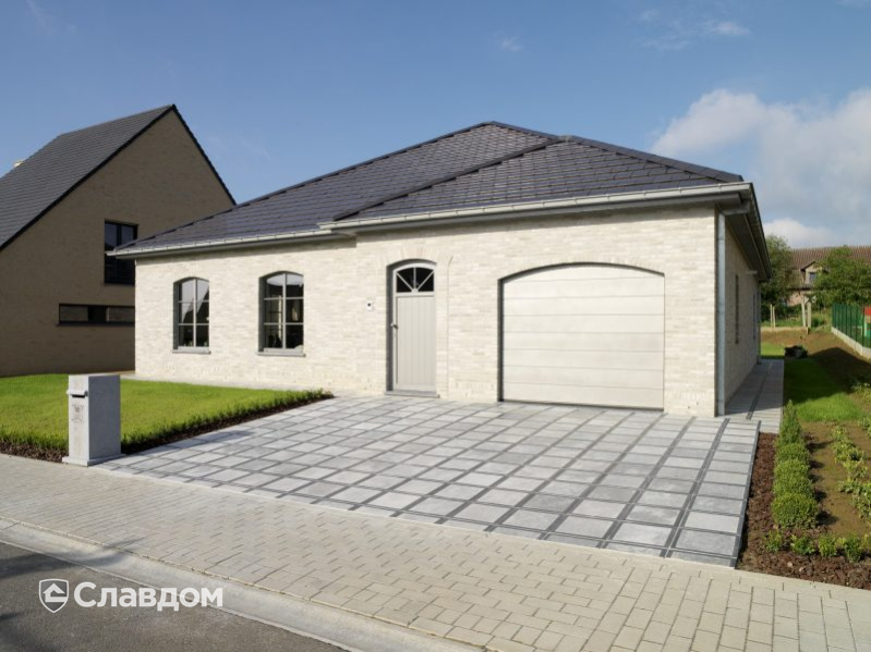 Частный дом с облицовкой кирпичом Terca Oud Laethem