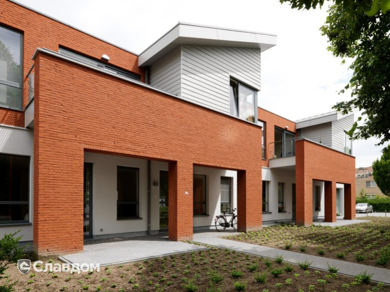 Частный дом в Кастерли с облицовкой кирпичом Terca Tinto