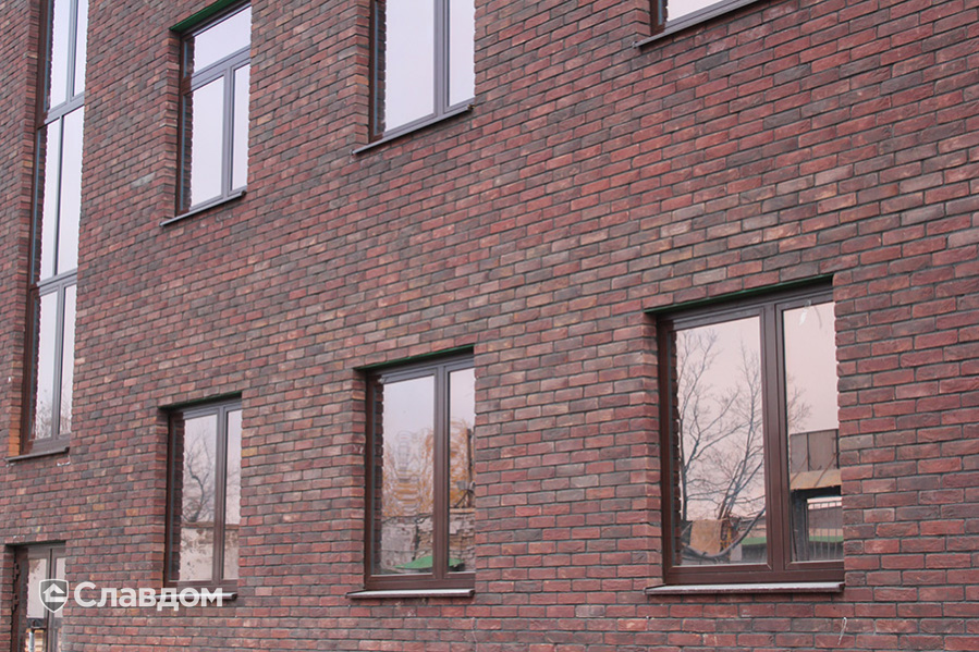 Дом с облицовкой из кирпича Донские зори Демидовский