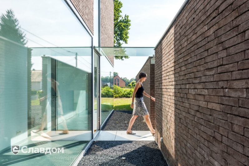 Вилла с облицовкой кирпичом Terca Iluzo Bruin