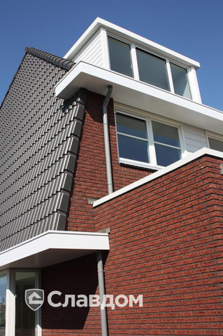 Таунхаус в Нидерландах с облицовкой кирпичом Terca Espa Handvorm