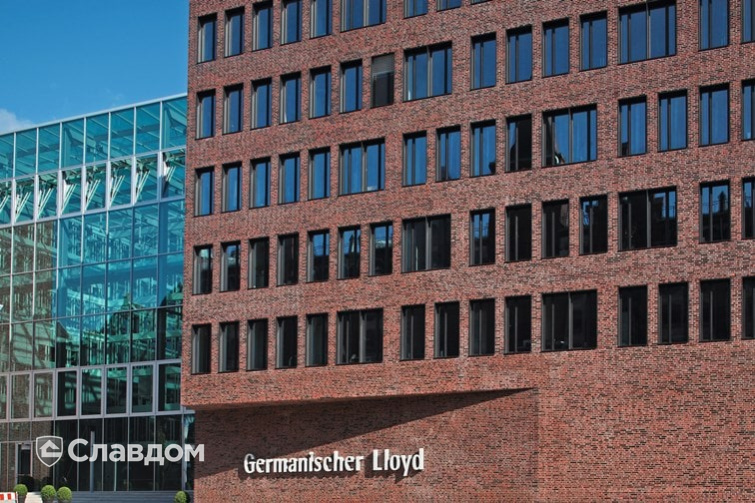 Офисное здание с облицовкой кирпичом Terca Cuxhaven