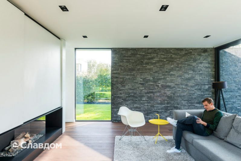 Частный дом во Фландрии с облицовкой кирпичом Terca Metropolis Colonia