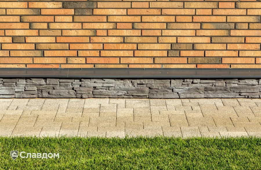 Частный дом с облицовкой кирпичом ModFormat Халден