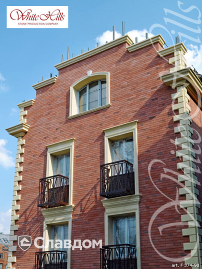 Многоэтажный дом с применением НФС Ronson и фасадного изделия Норвич Брик F374-90