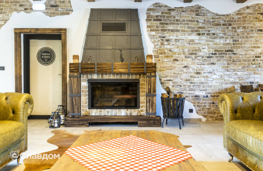 Ресторан с применением керамического кирпича ENGELS HANDFORM Barnsteen