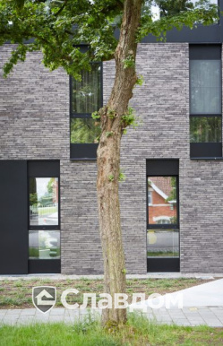 Студенческое общежитие в Генте с облицовкой кирпичом Terca Iluzo Grijs-zwart