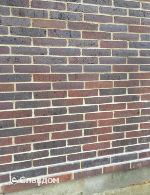 Частный дом с архитектурной кладкой кирпичом Skriabin Ceramics 52