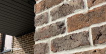 Фасад дома и забор из кирпича Rightbrick Ринк
