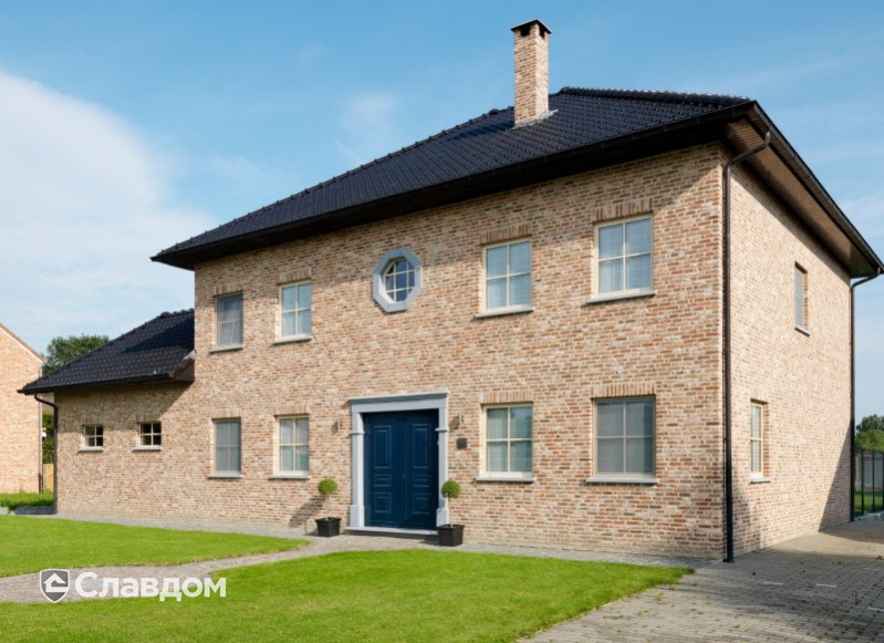 Частный дом в Хаме с облицовкой кирпичом Terca Oud Kempisch