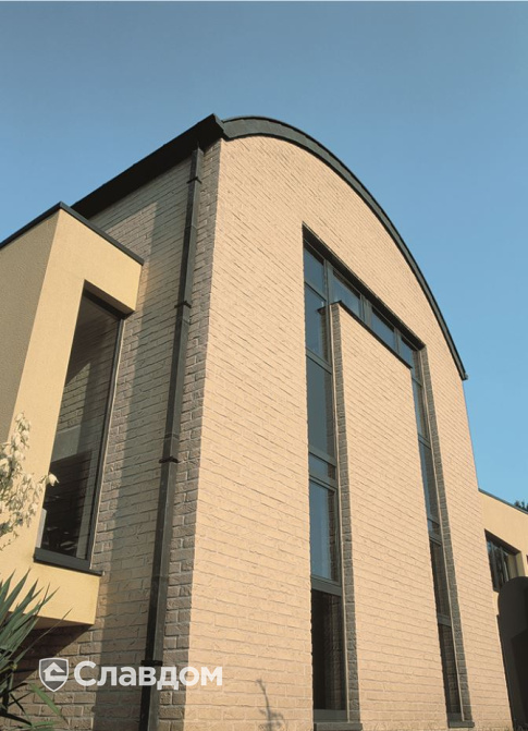 Жилое здание с облицовкой кирпичом Terca Agora Wit Ivoor