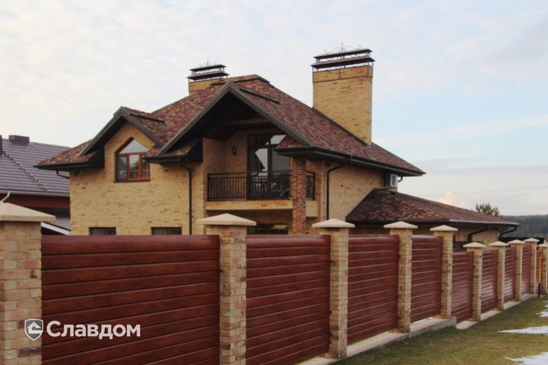 Частный дом в г.Набережные Челны с облицовкой кирпичом Terca Valeriaan