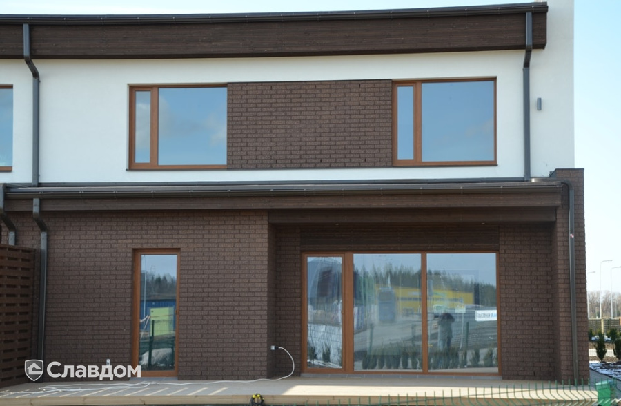 Жилой комплекс с облицовкой кирпичом Terca Terra Vulcano