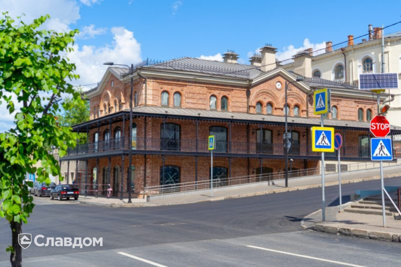 Лавка купца Курманаева в Казани с облицовкой кирпичом Terca Pastorale