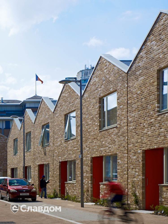 Жилой комплекс с применением керамического кирпича ENGELS HANDFORM Barnsteen