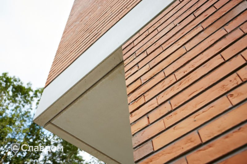 Частный дом с облицовкой кирпичом Terca Linnaeus Betula