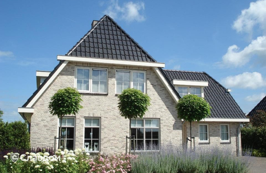 Частный дом с облицовкой кирпичом Terca Oud Torhout