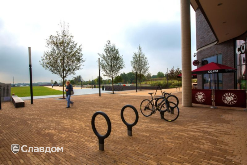 Микс брусчатки Penter Auraton, Mastiek и Siena в центре города Телфорд