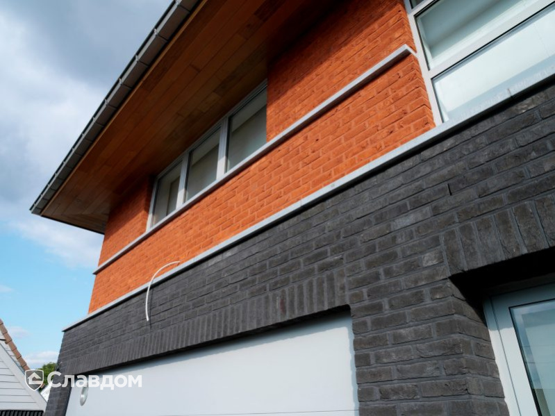 Частный дом в Бельгии с облицовкой кирпичом Terca Spaans Rood