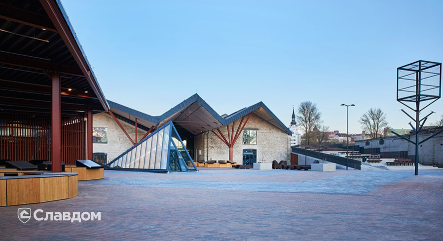 Вокзальный рынок в Таллине с применением брусчатки Penter Baltic Klinker Pavers Nuance