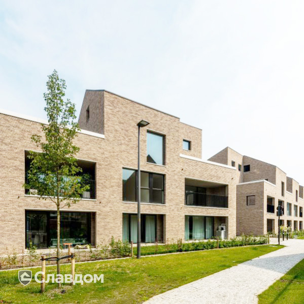 Жилой дом в Брюгге с облицовкой кирпичом Terca Prata Genuanceerd