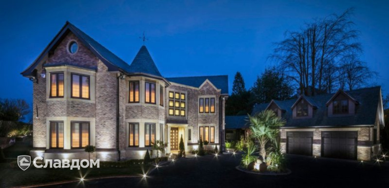 Частный дом в Манчестере с облицовкой кирпичом Terca Kempley Antique