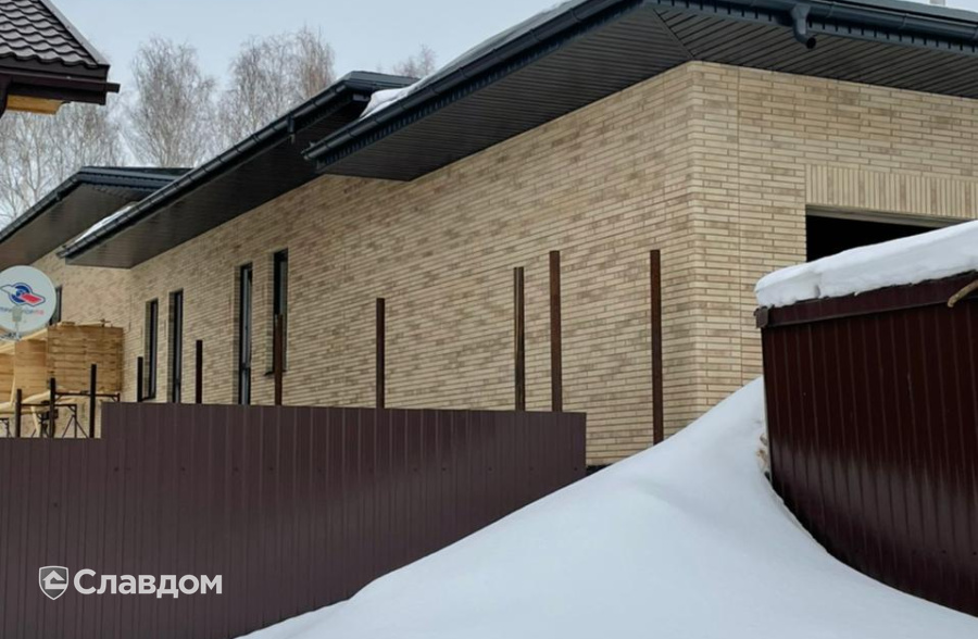 Стройка частного дома из кирпича Modformat Киркенес