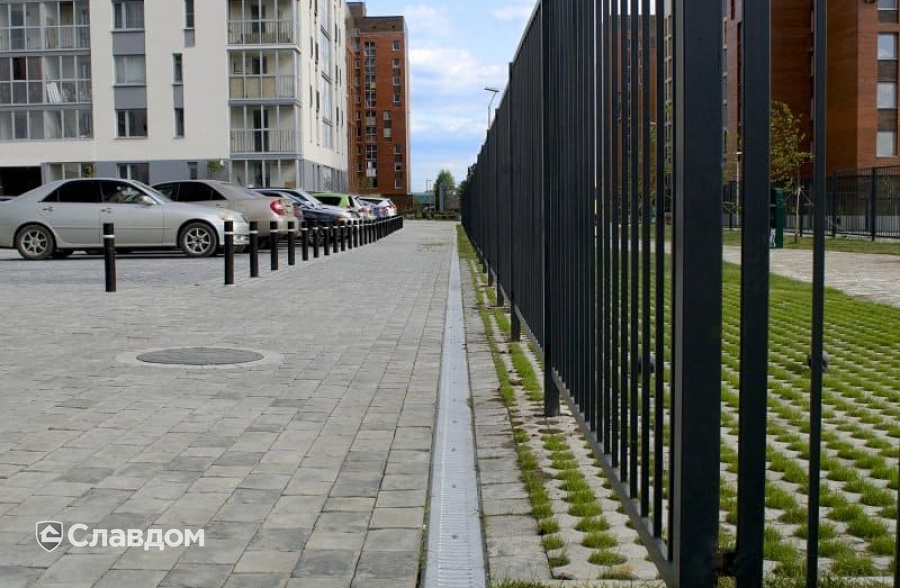 Микрорайон "Европейский берег" с иcпользованием продукции Standartpark