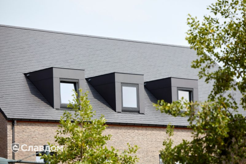 Жилой дом с облицовкой кирпичом Terca Iluzo Grijs