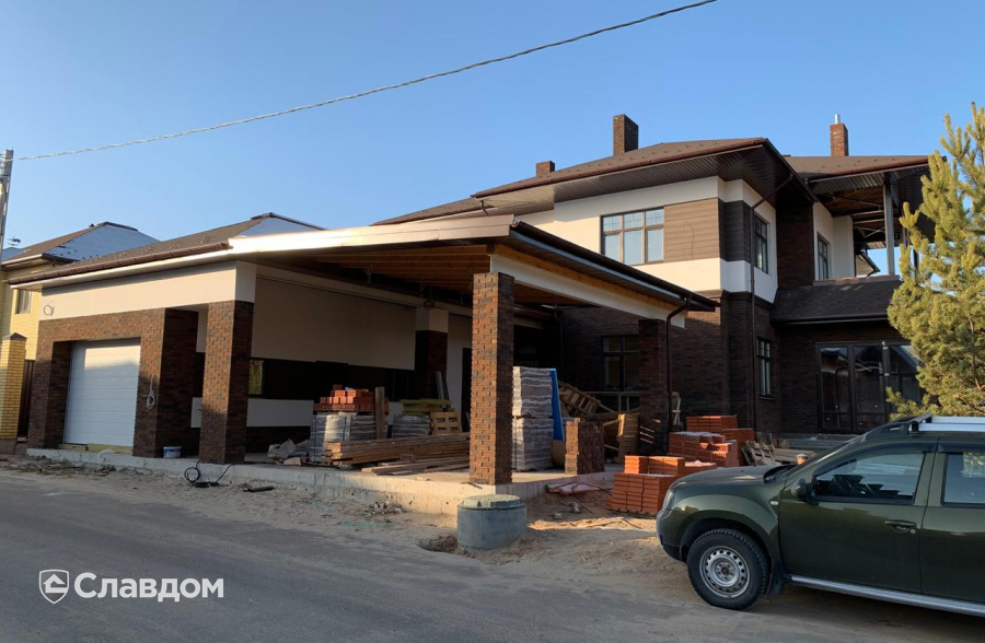 Гараж из кирпича Донские зори Данилово