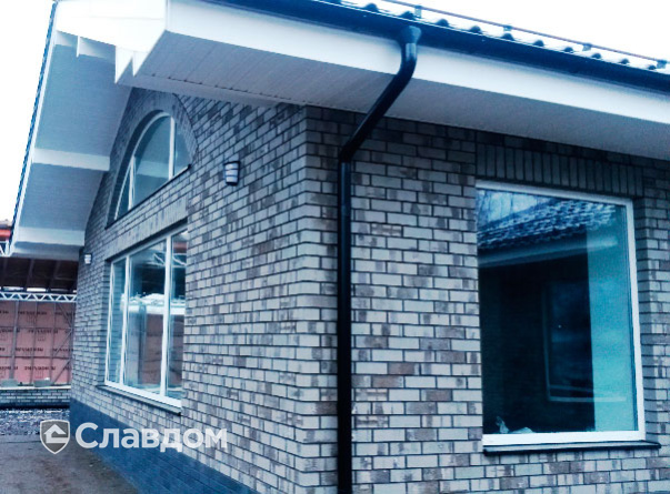 Частный коттедж с применением кирпича Terca Chicago