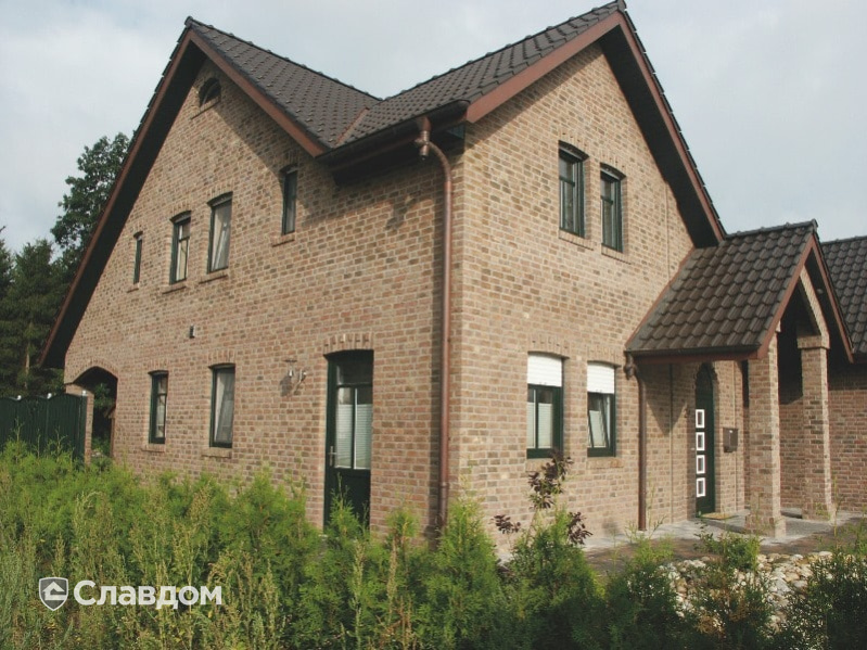 Коттеджный поселок с облицовкой кирпичом Terca Veldbrand Exterieur