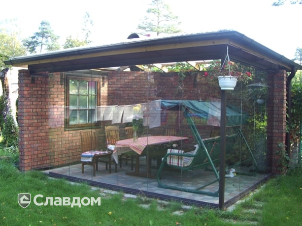 Коттедж с мансардой с облицовкой из кирпича Terca Kastanjebruin