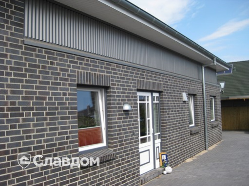 Коттедж с облицовкой кирпичом Terca Frankfurt