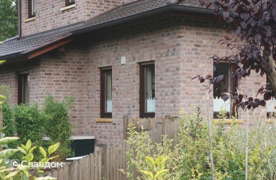 Коттеджный поселок с облицовкой кирпичом Terca Veldbrand Exterieur