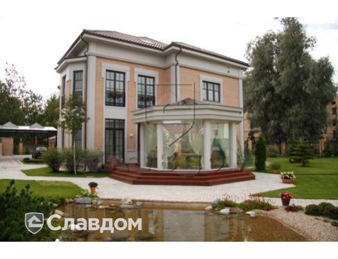 Частный коттедж из кирпича Terca Tunturi риф