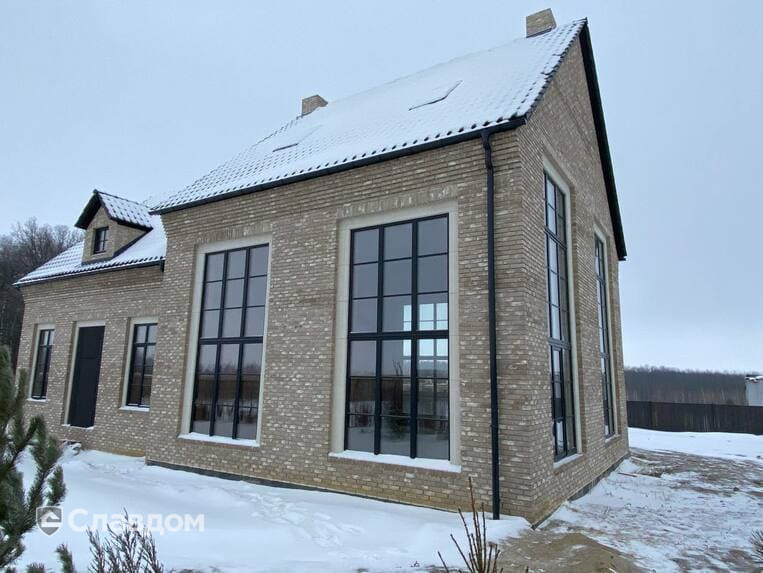 Загородный дом с облицовкой кирпичом Богандинский КЗ Стелс white